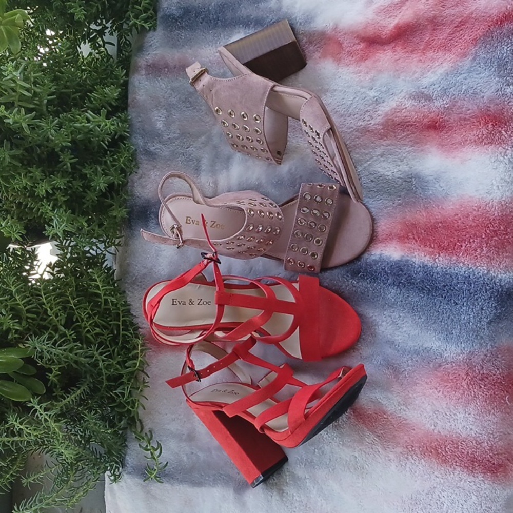 Eva & Zoe heel sandals